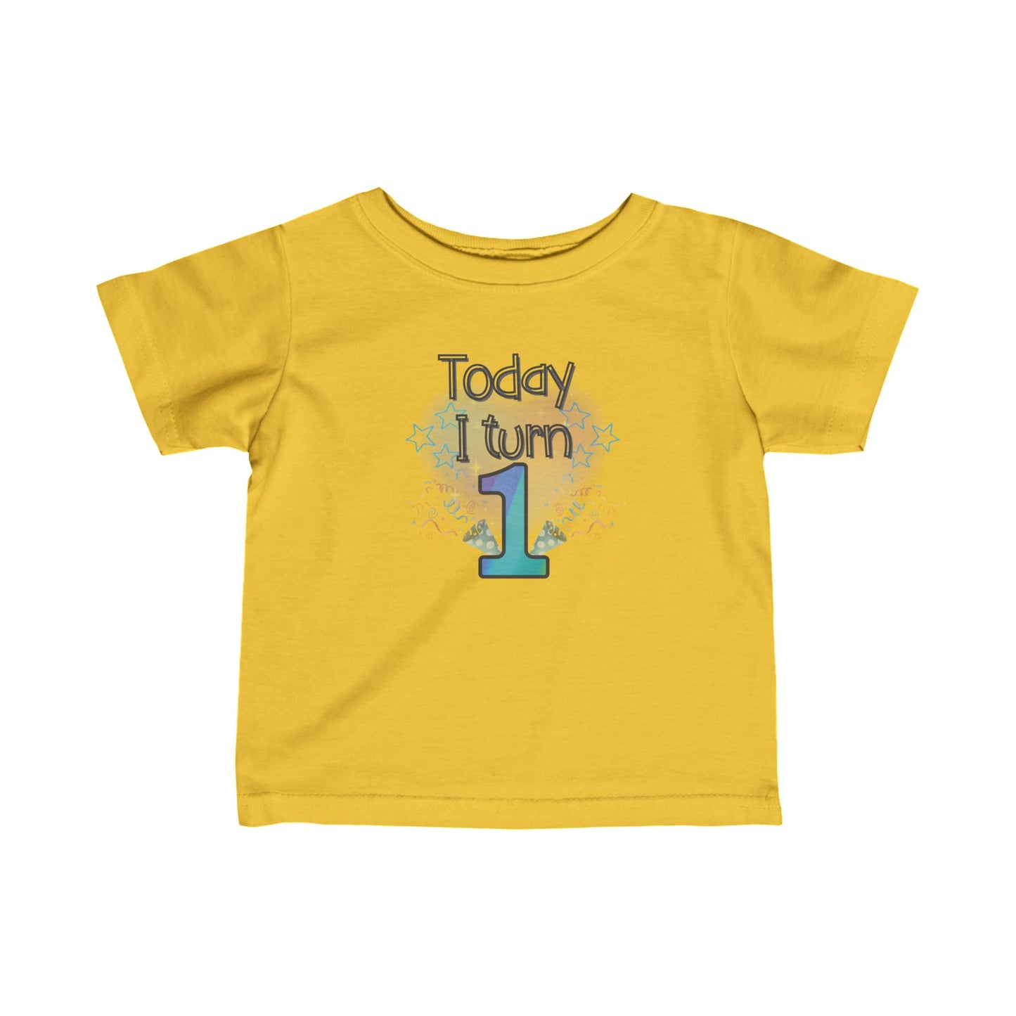 Today I Turn 1 Infant Fine Jersey T-Shirt