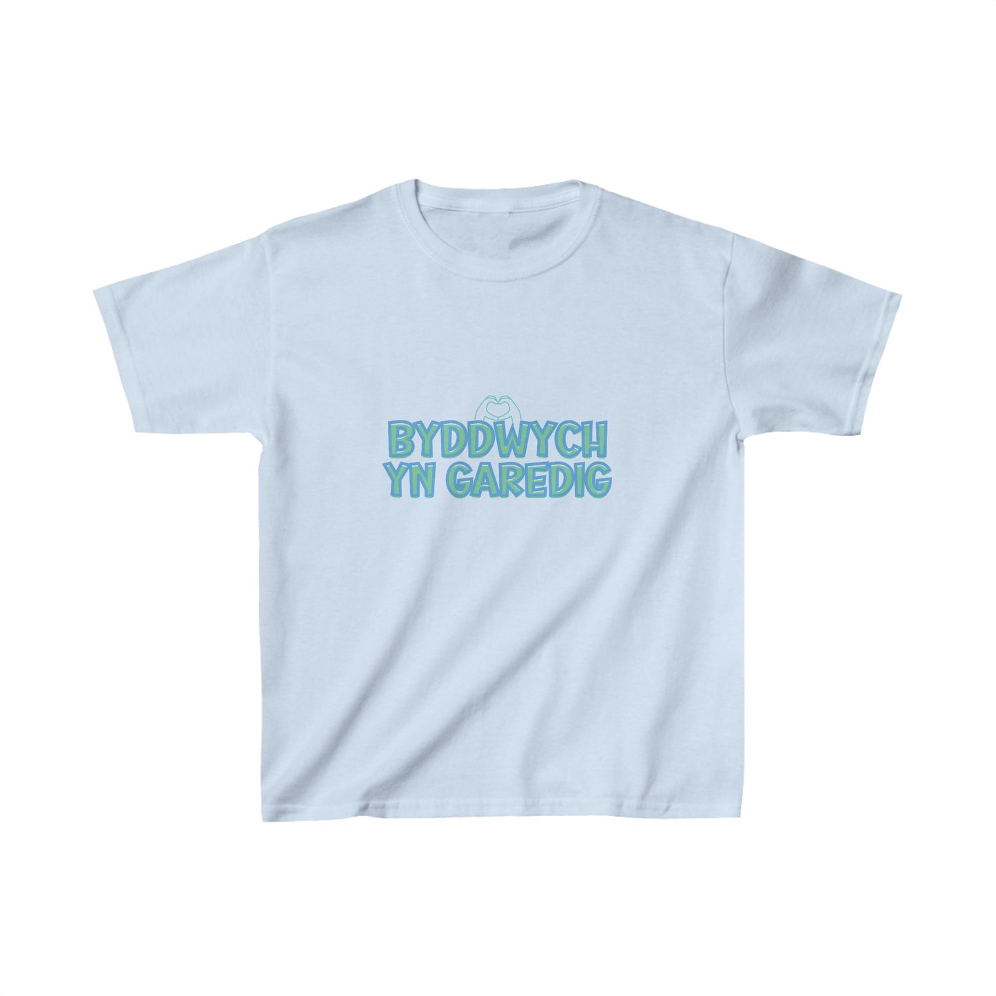 Byddwych Yn Garedig Kids Heavy Cotton™ Positivity T-Shirt