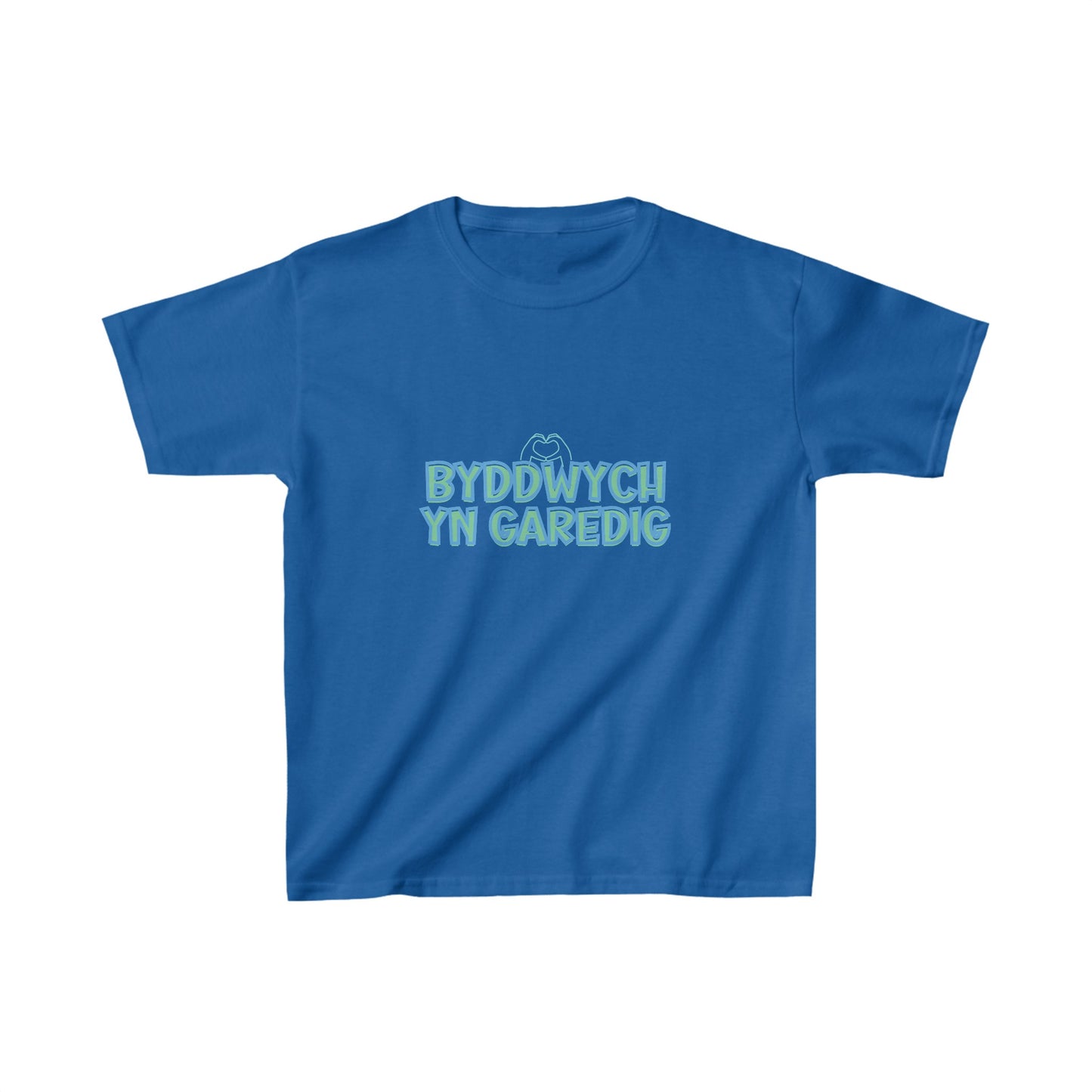 Byddwych Yn Garedig Kids Heavy Cotton™ Positivity T-Shirt