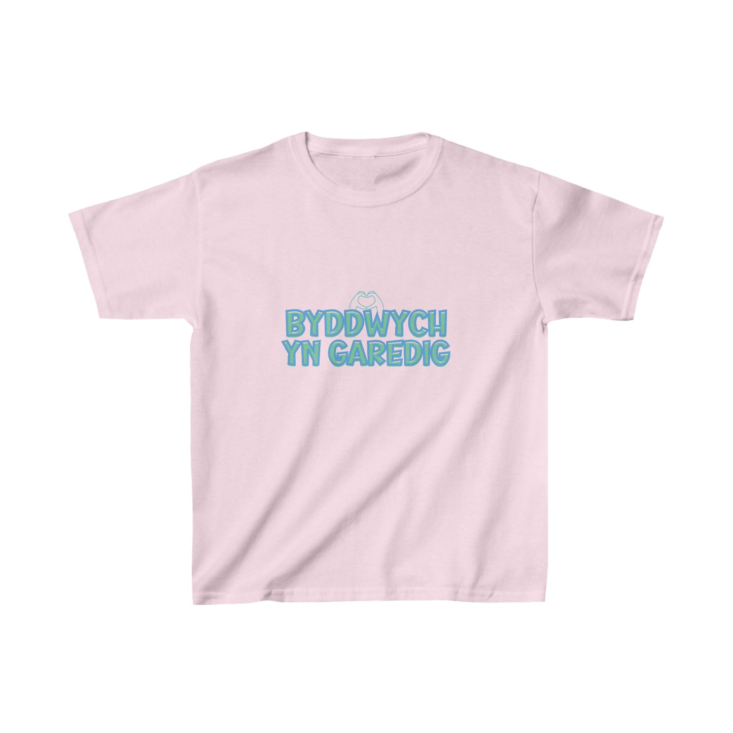 Byddwych Yn Garedig Kids Heavy Cotton™ Positivity T-Shirt