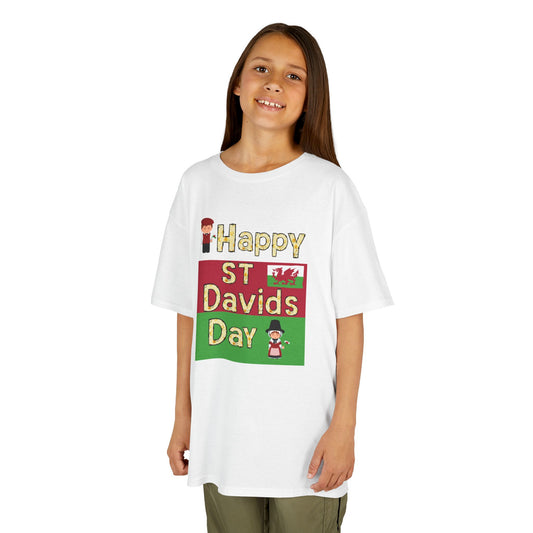 Happy St David's Day Kids Heavy Cotton™ Tee