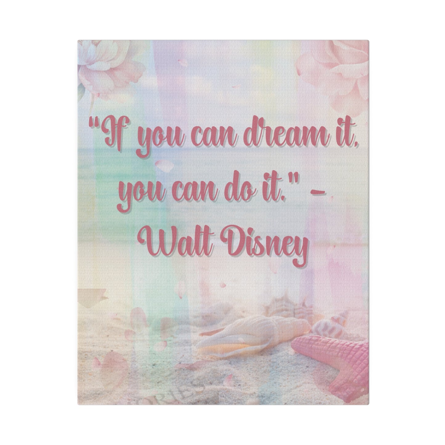 Positive Pastel Matte 10"x8" Eco-friendly Canvas