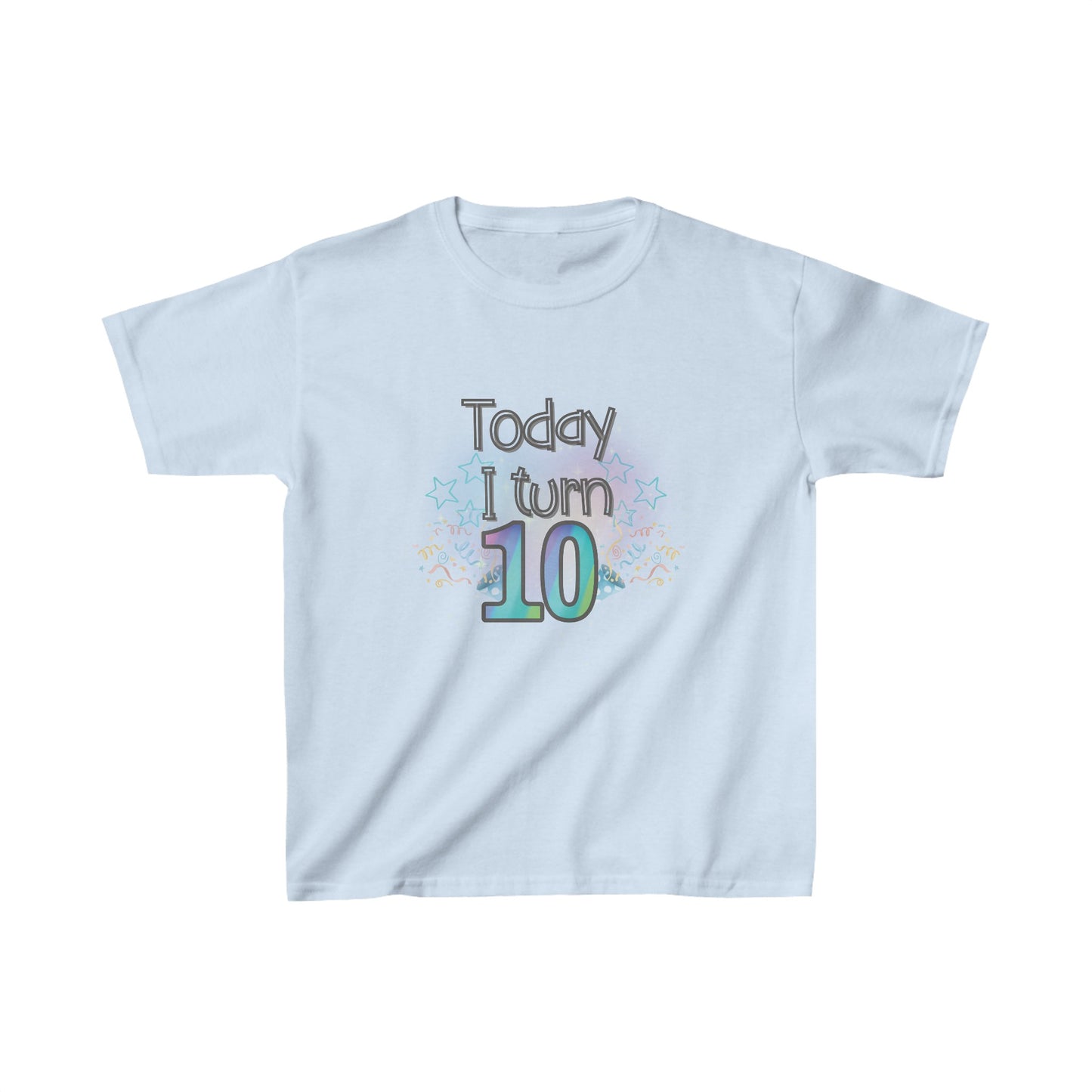 Today I Turn 10 Kids Heavy Cotton™ Tee