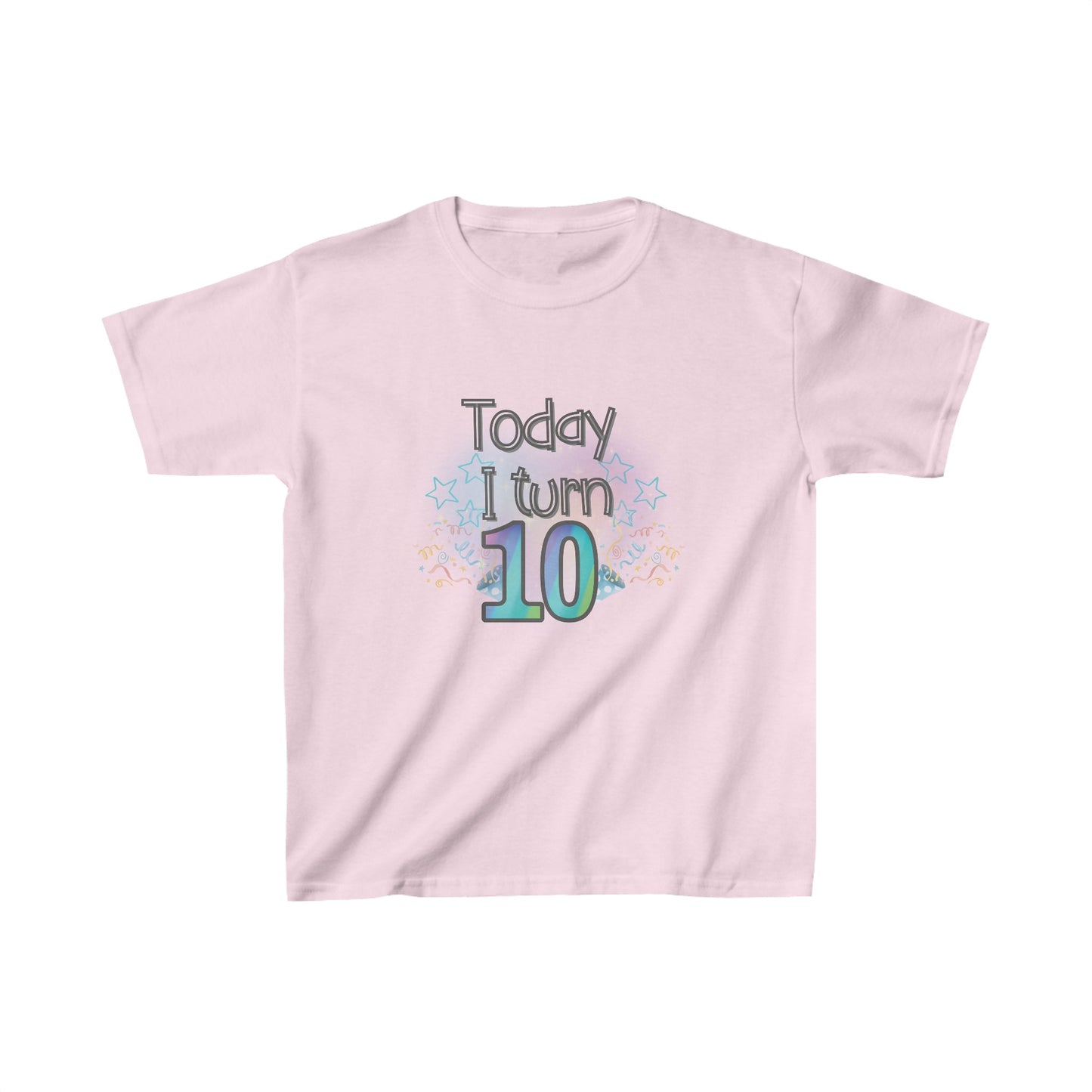 Today I Turn 10 Kids Heavy Cotton™ Tee