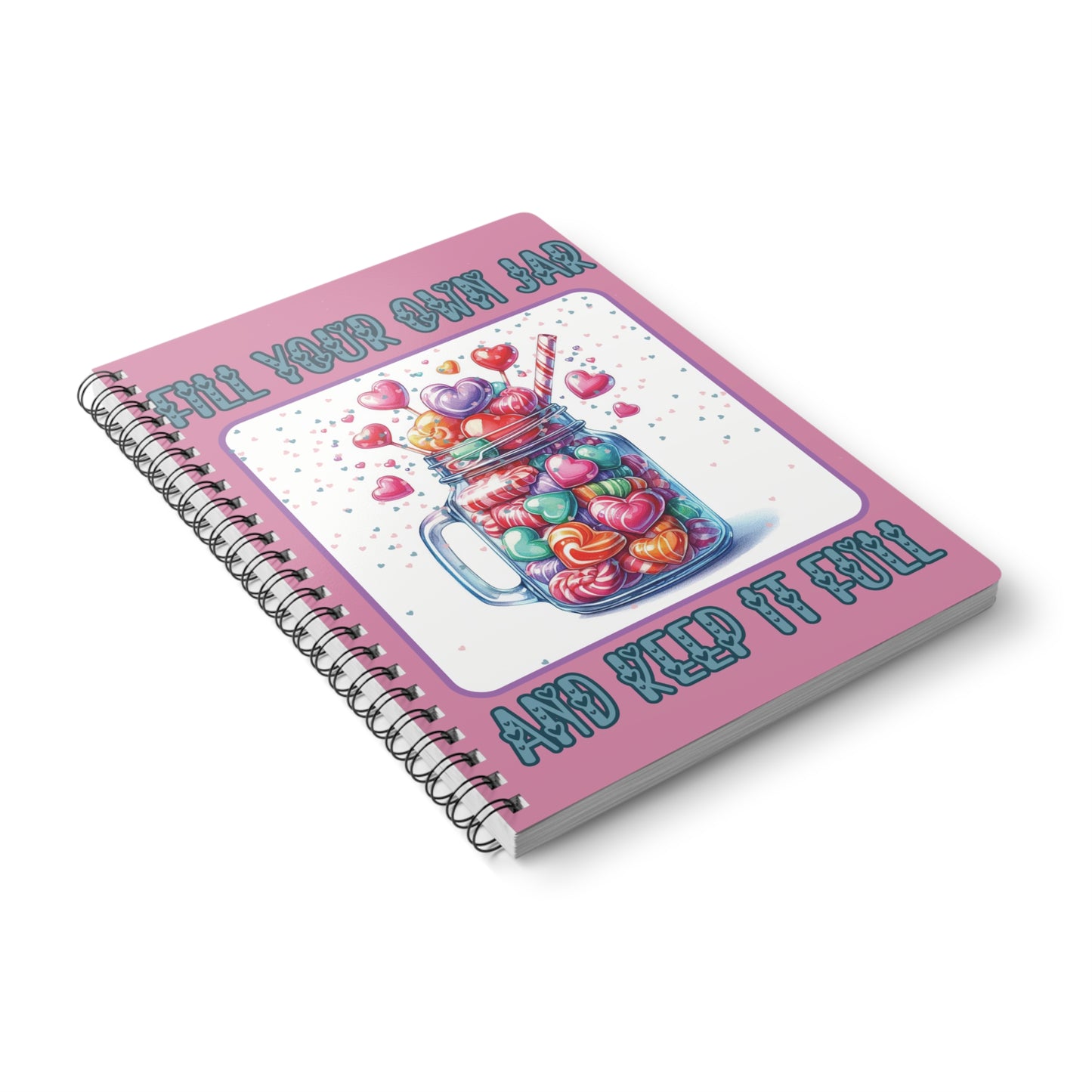 Fill Your Own Jar Wirobound Softcover A5 Notebook/Journal