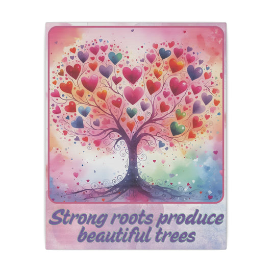 Strong Roots Matte Eco-Friendly 10"x8" 0.75" Canvas