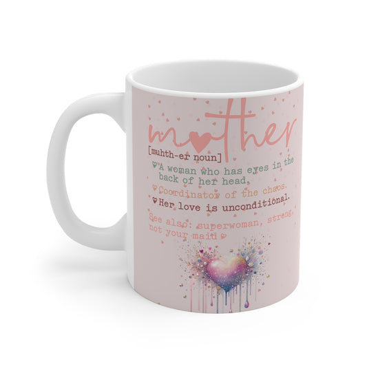 Mother Meaning Pastel 11oz Mug