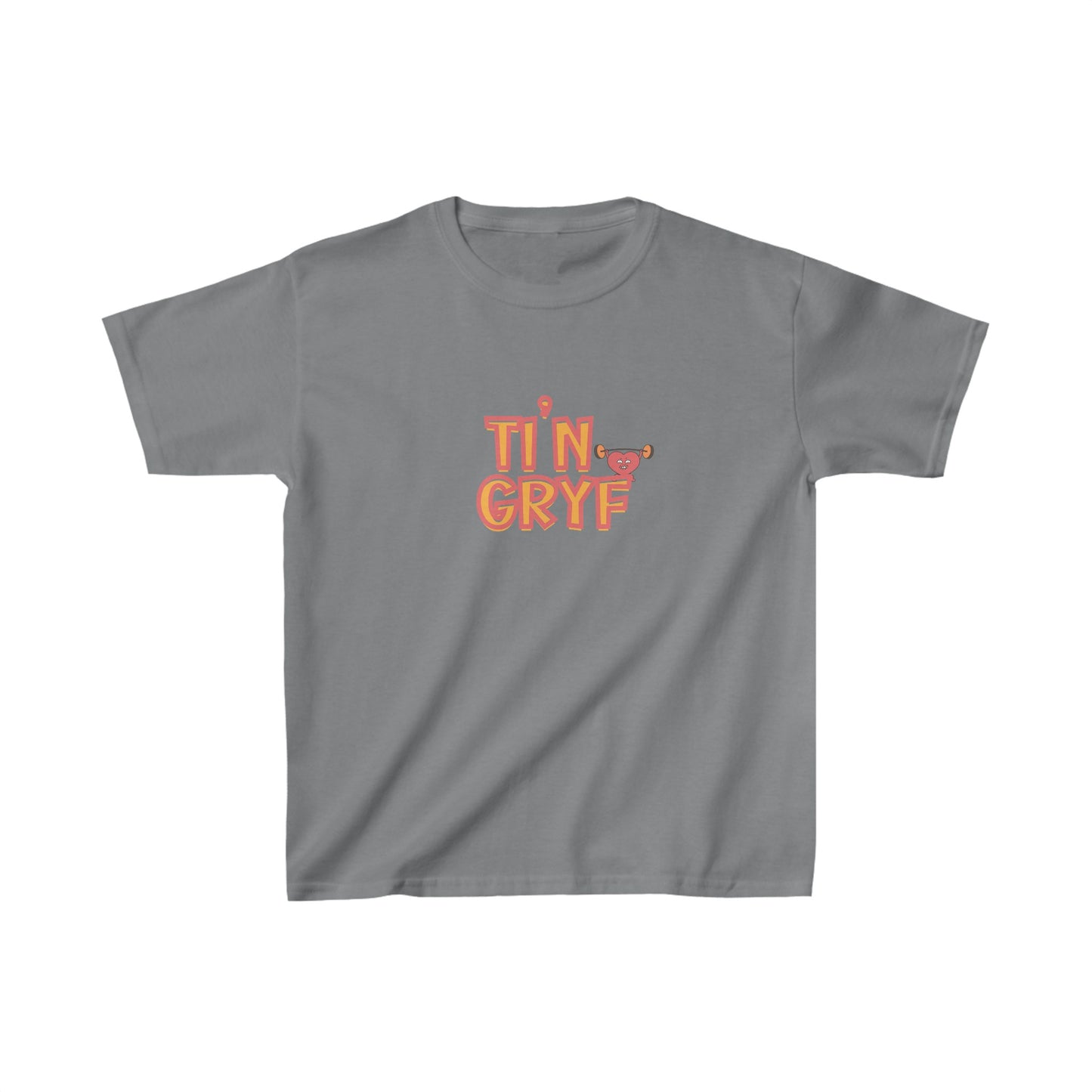Ti'n Gryf Kids Heavy Cotton™ Positivity T-Shirt