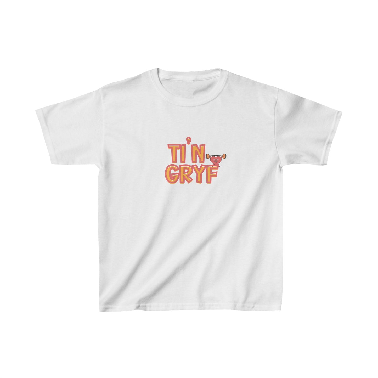 Ti'n Gryf Kids Heavy Cotton™ Positivity T-Shirt