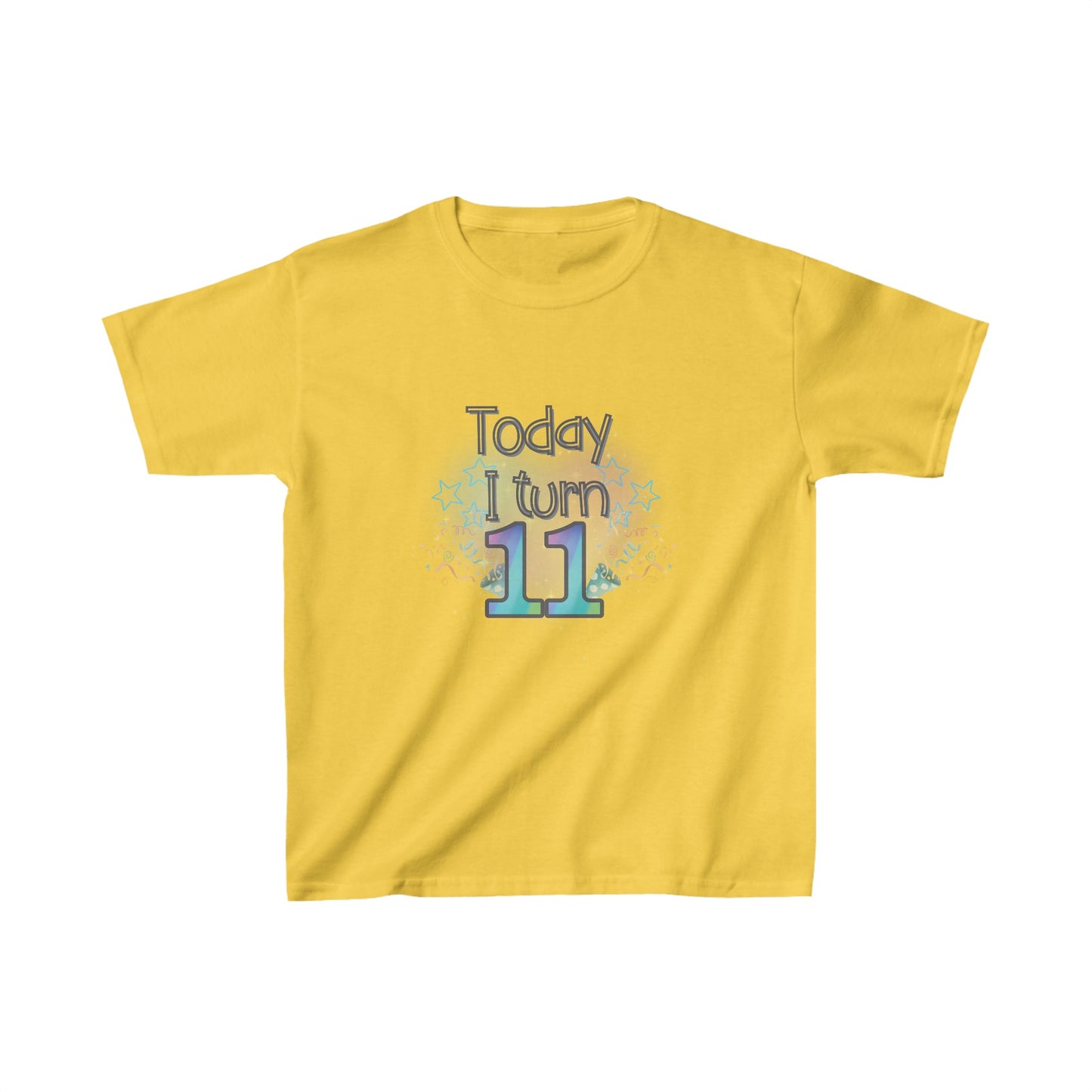 Today I Turn 11 Kids Heavy Cotton™ Tee
