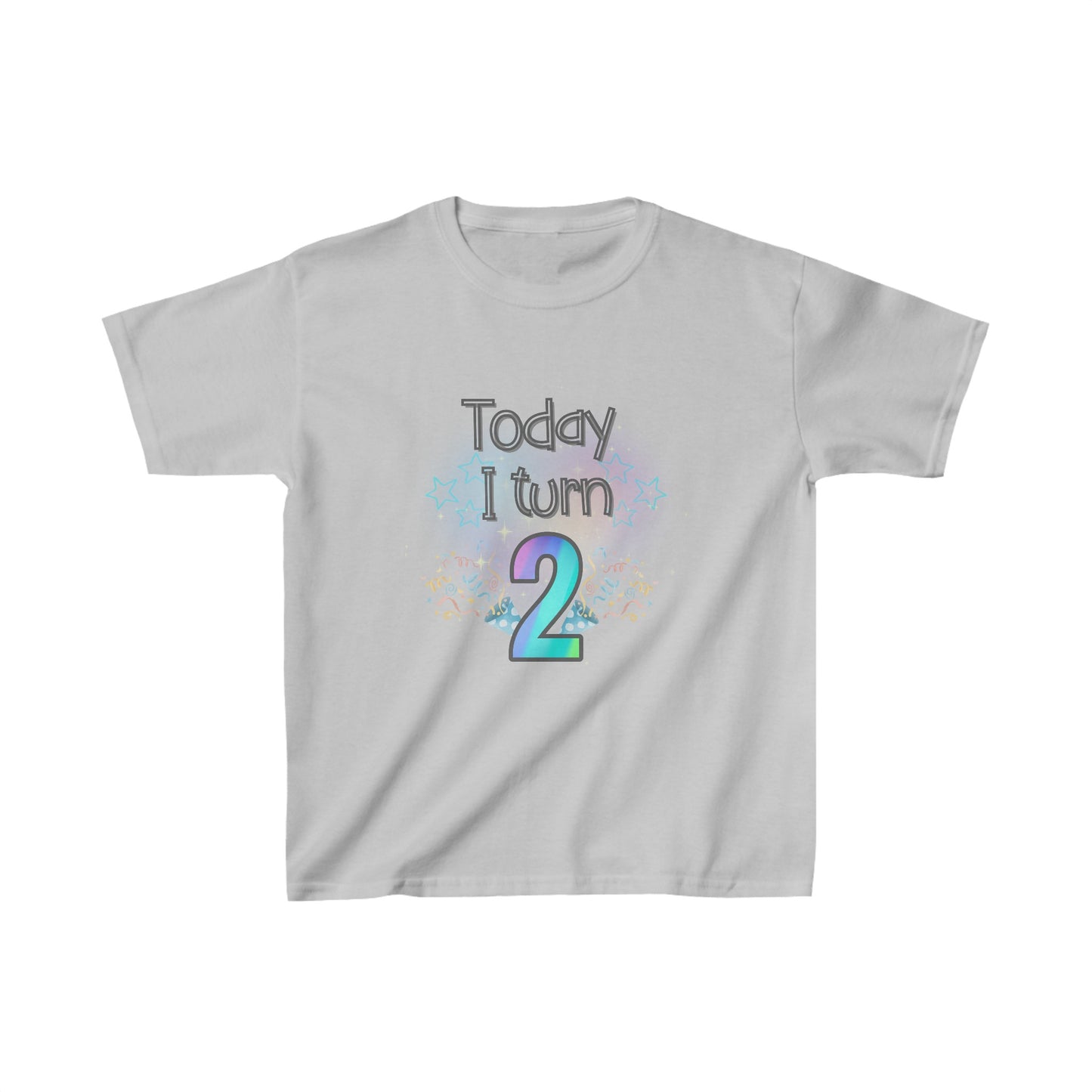 Today I Turn 2 Kids Heavy Cotton™ Tee