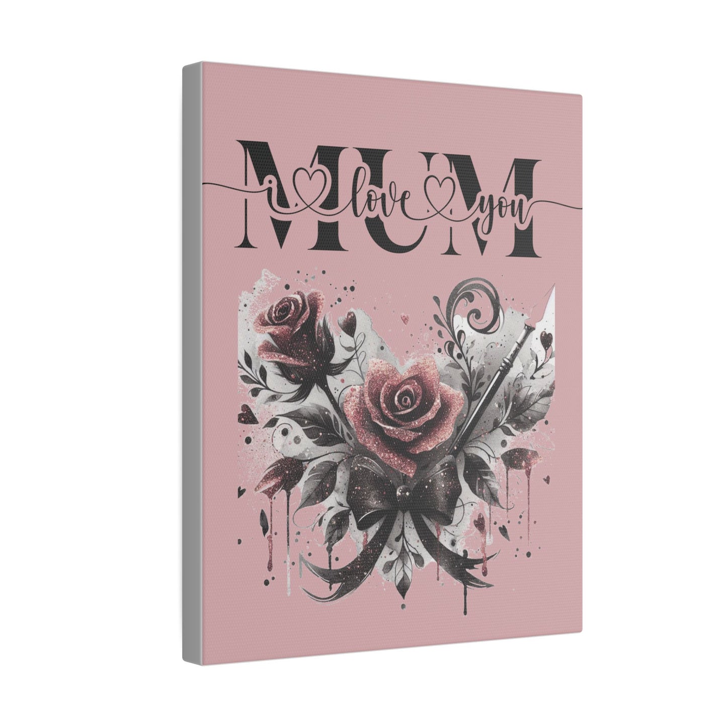 I Love You Mum Matte 10"x8" 0.75" Canvas