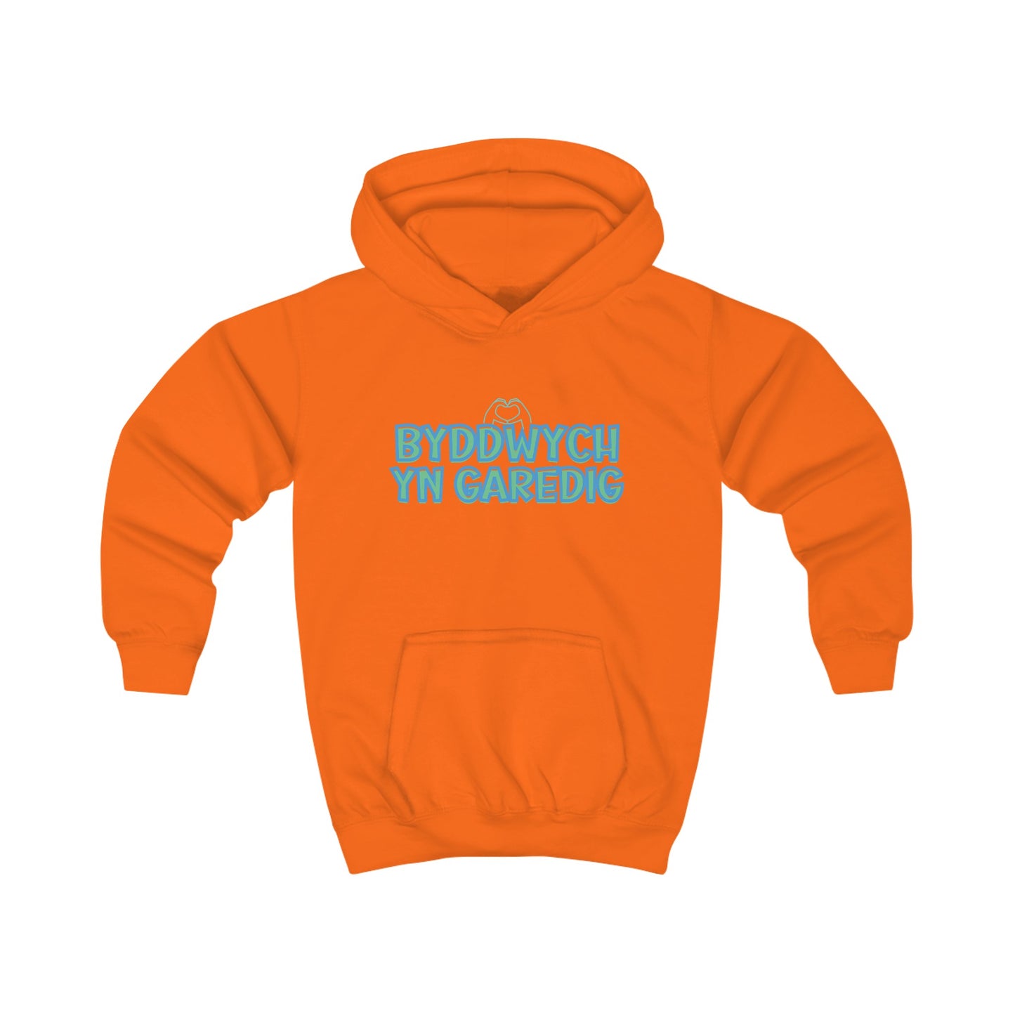 Byddwch Yn Garedig Kids Positivity Hoodie