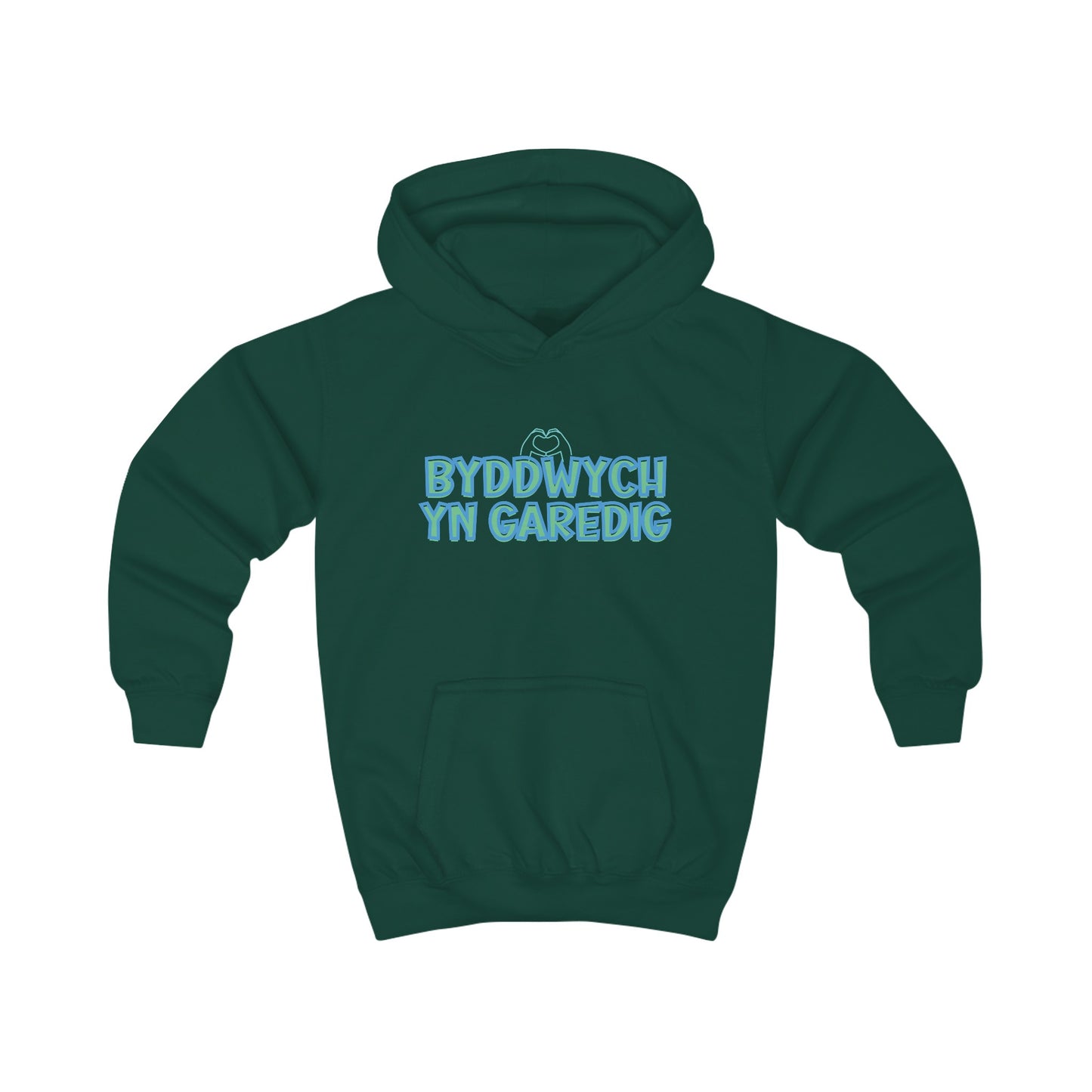 Byddwch Yn Garedig Kids Positivity Hoodie