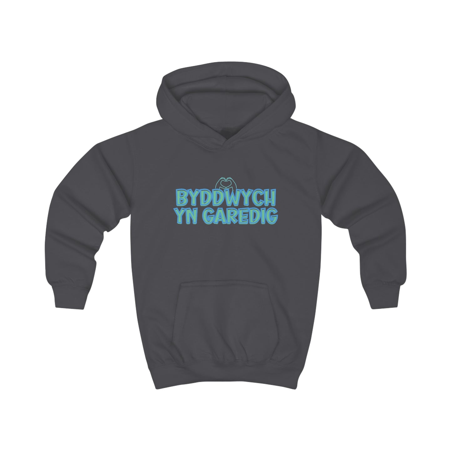 Byddwch Yn Garedig Kids Positivity Hoodie