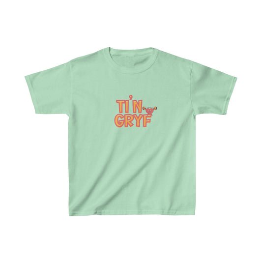 Ti'n Gryf Kids Heavy Cotton™ Positivity T-Shirt