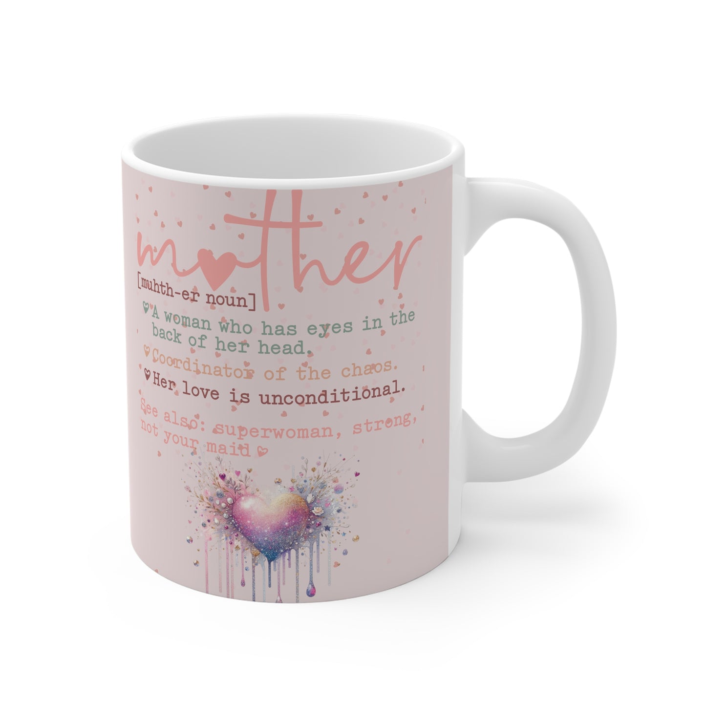 Mother Meaning Pastel 11oz Mug