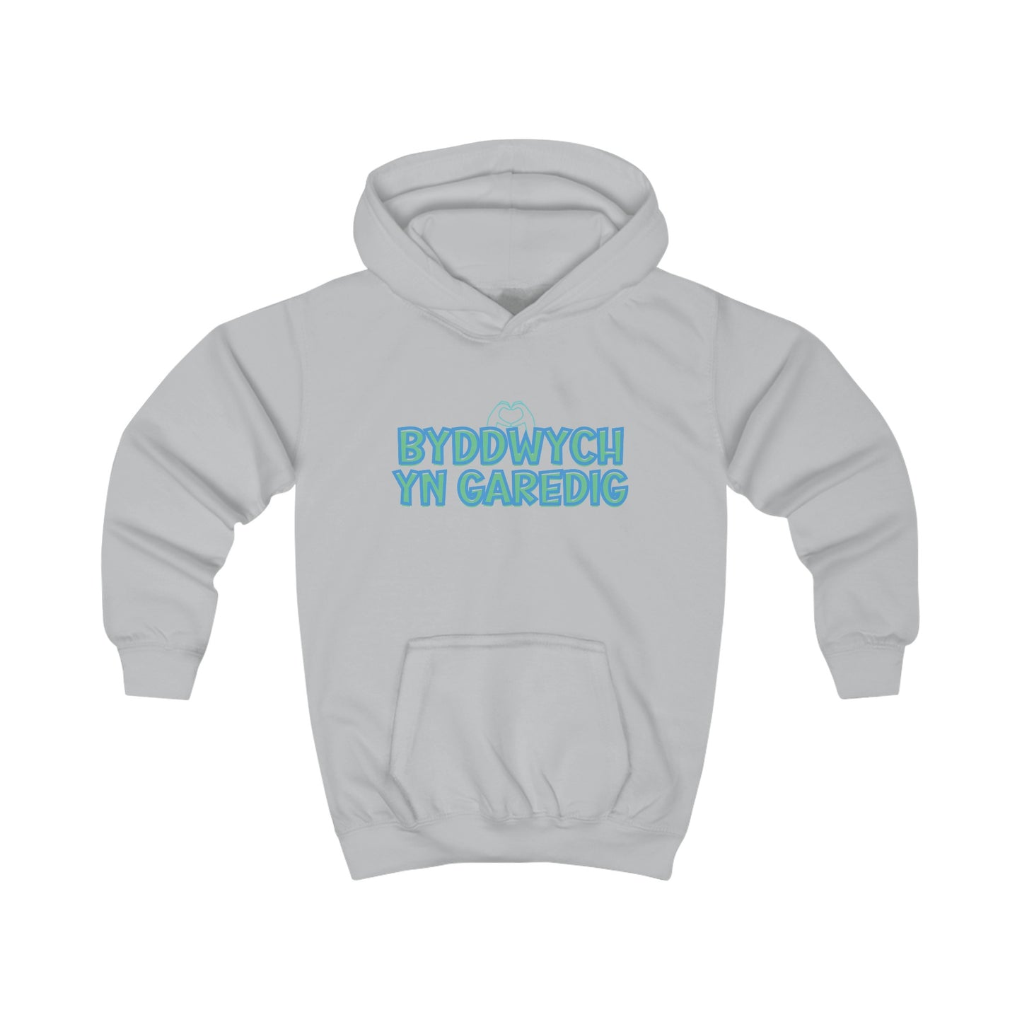 Byddwch Yn Garedig Kids Positivity Hoodie
