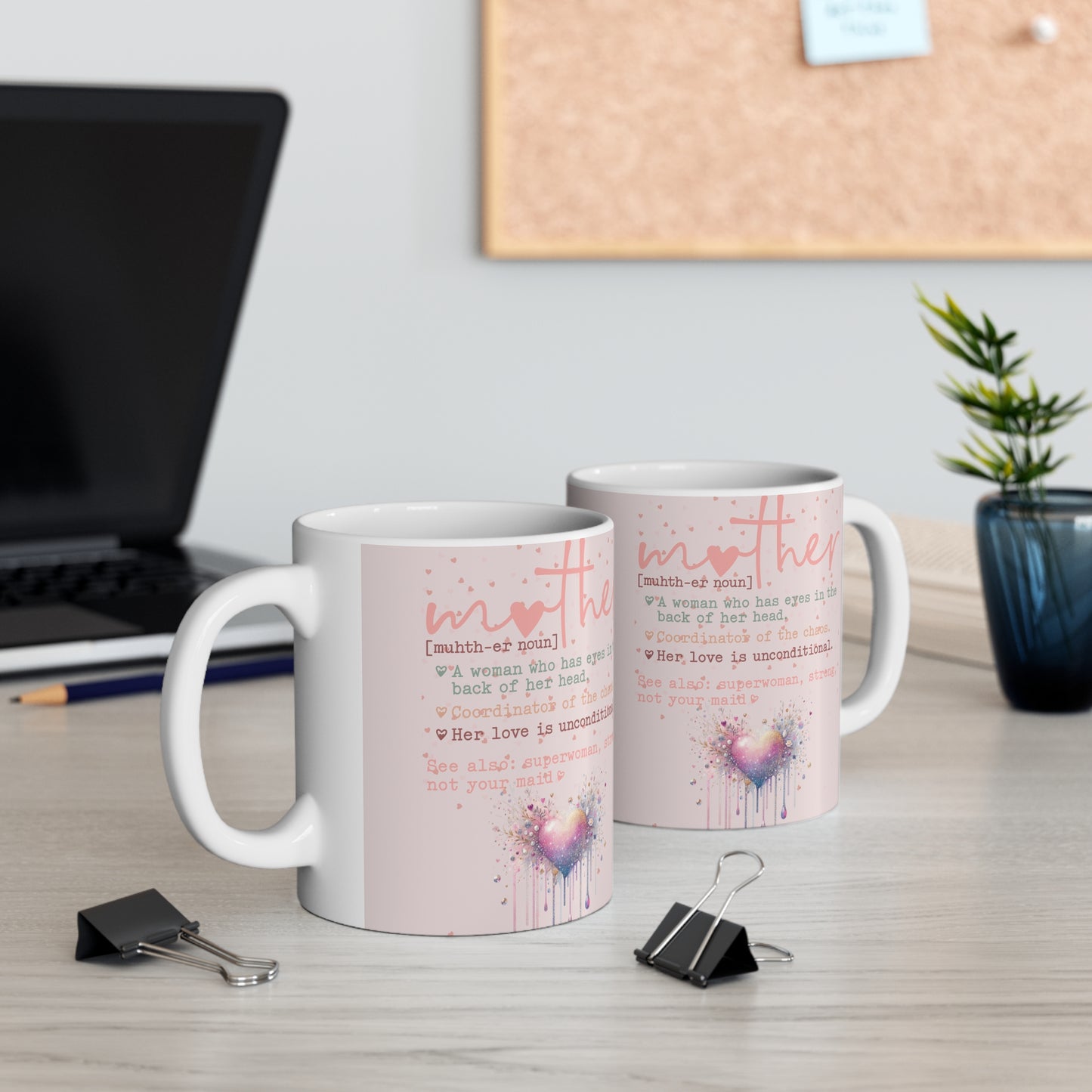 Mother Meaning Pastel 11oz Mug