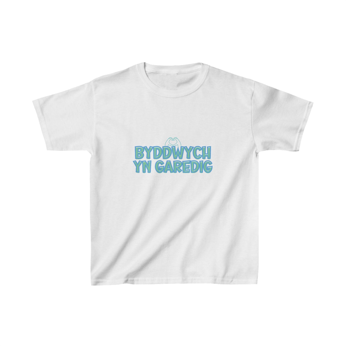 Byddwych Yn Garedig Kids Heavy Cotton™ Positivity T-Shirt