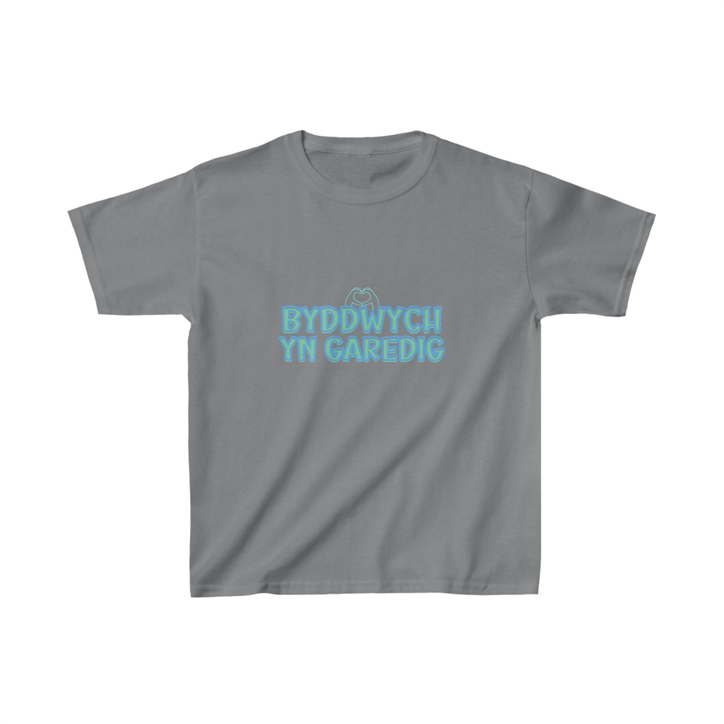 Byddwych Yn Garedig Kids Heavy Cotton™ Positivity T-Shirt