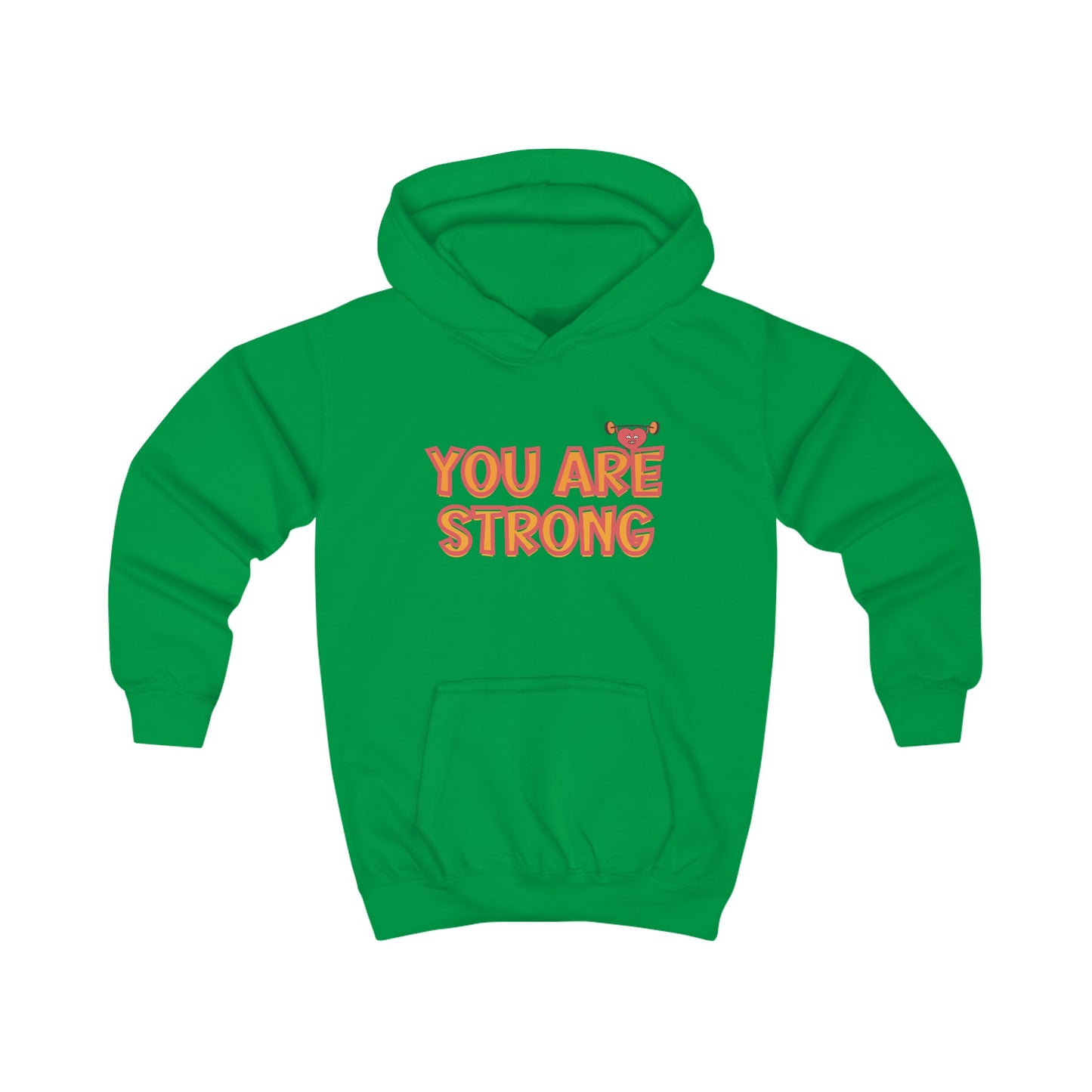 You Are Strong Kids Positivity Hoodie