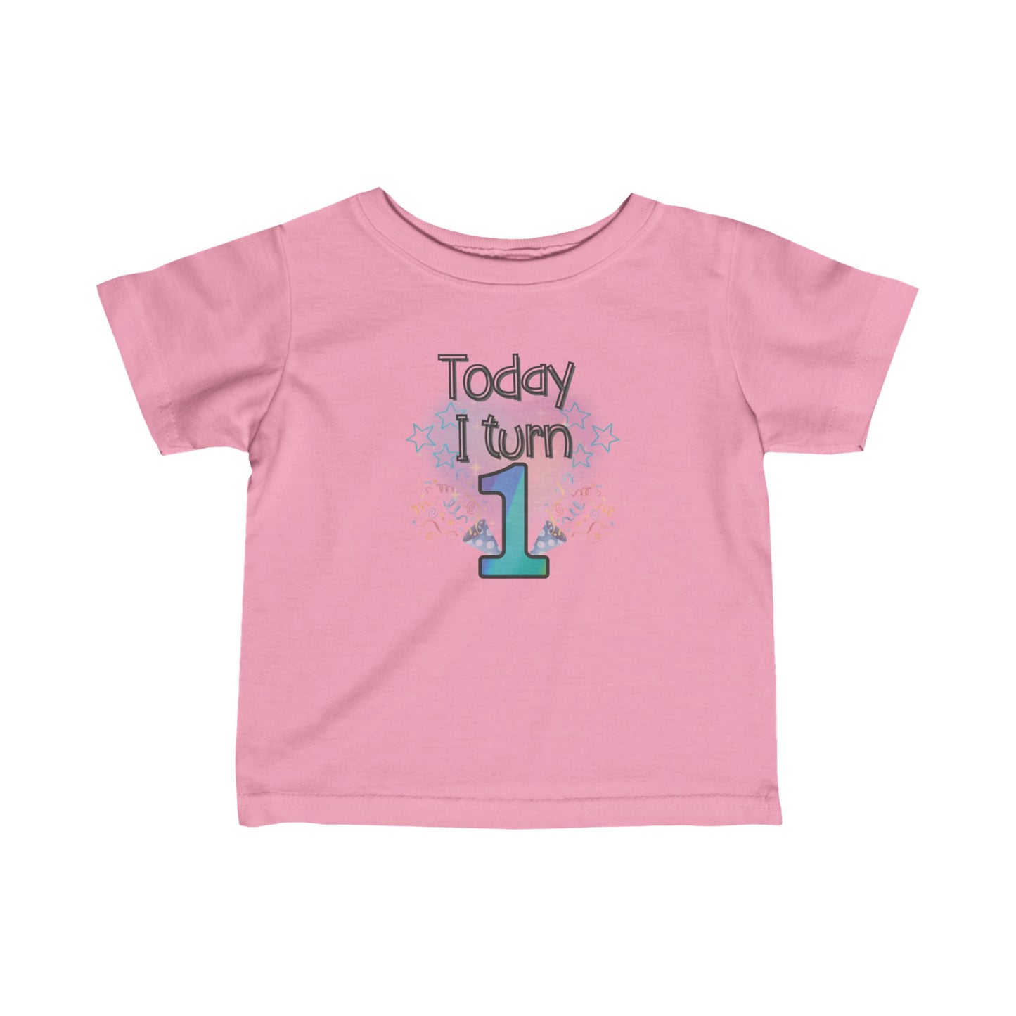 Today I Turn 1 Infant Fine Jersey T-Shirt