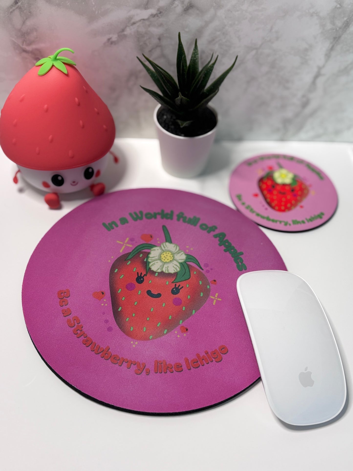 Ichigo the Strawberry Mouse Pad