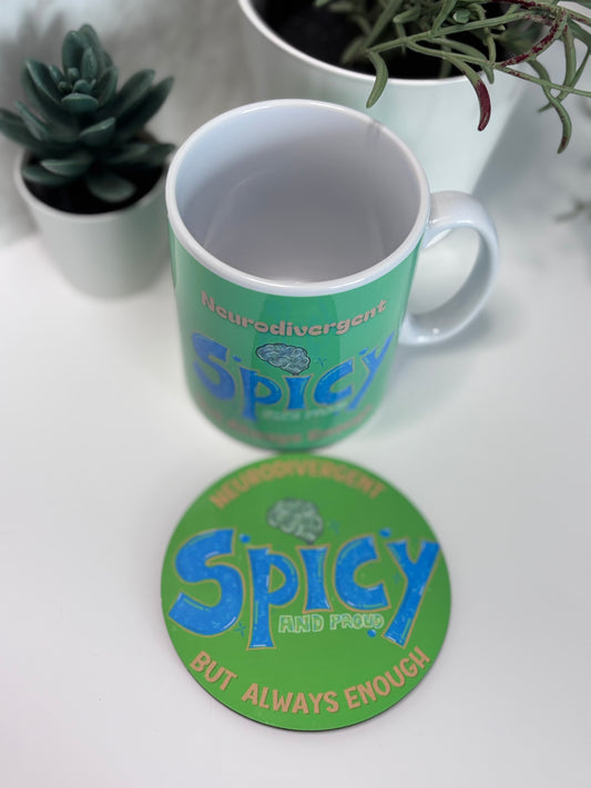 Neuro Spicy Motivational Coaster