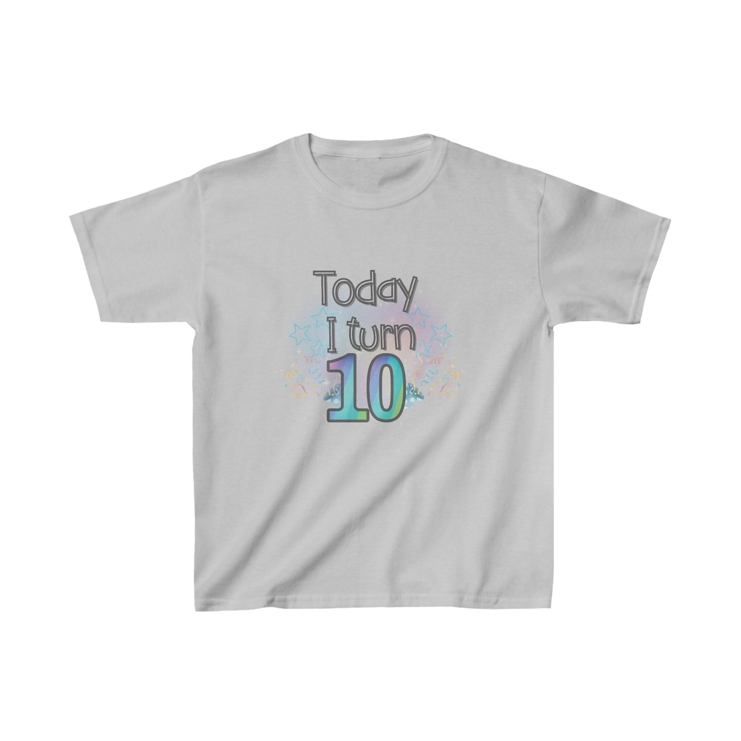 Today I Turn 10 Kids Heavy Cotton™ Tee