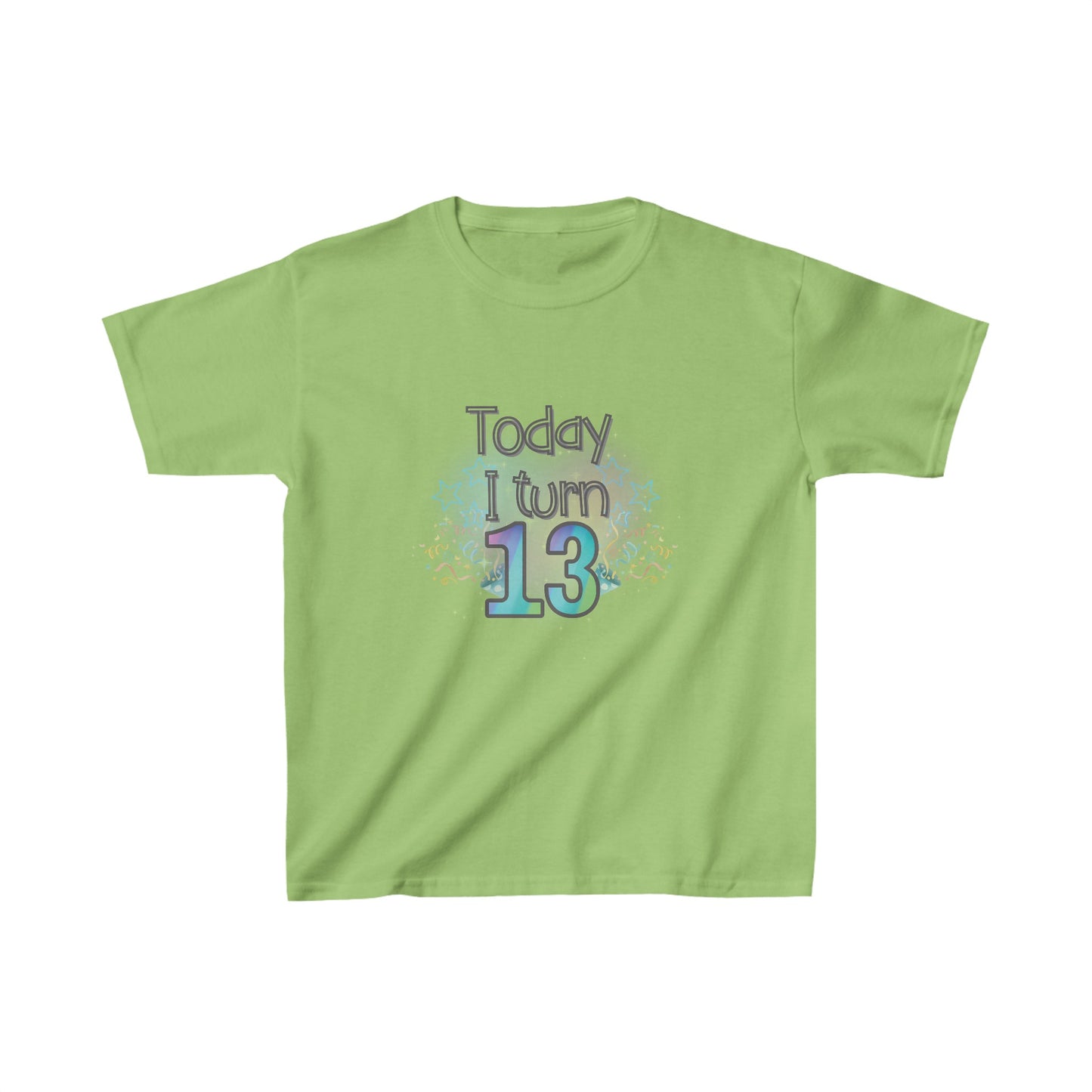 Today I Turn 13 Kids Heavy Cotton™ Tee
