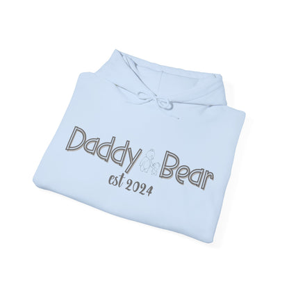 Daddy Bear Est 2024 Unisex Heavy Blend™ Hooded Sweatshirt