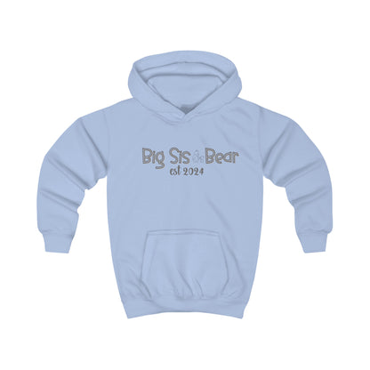 Big Sis Est 2024 Kids Hoodie