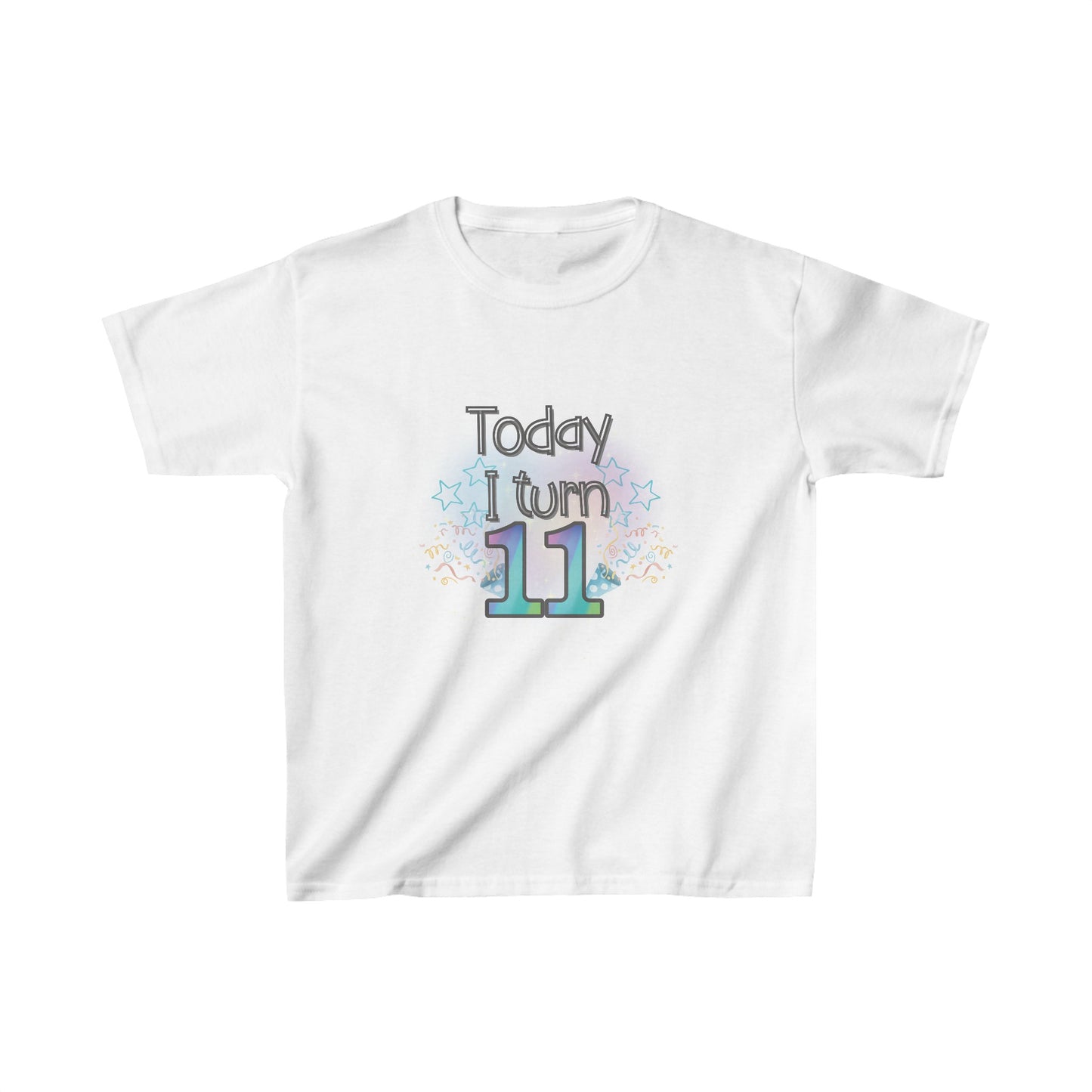 Today I Turn 11 Kids Heavy Cotton™ Tee