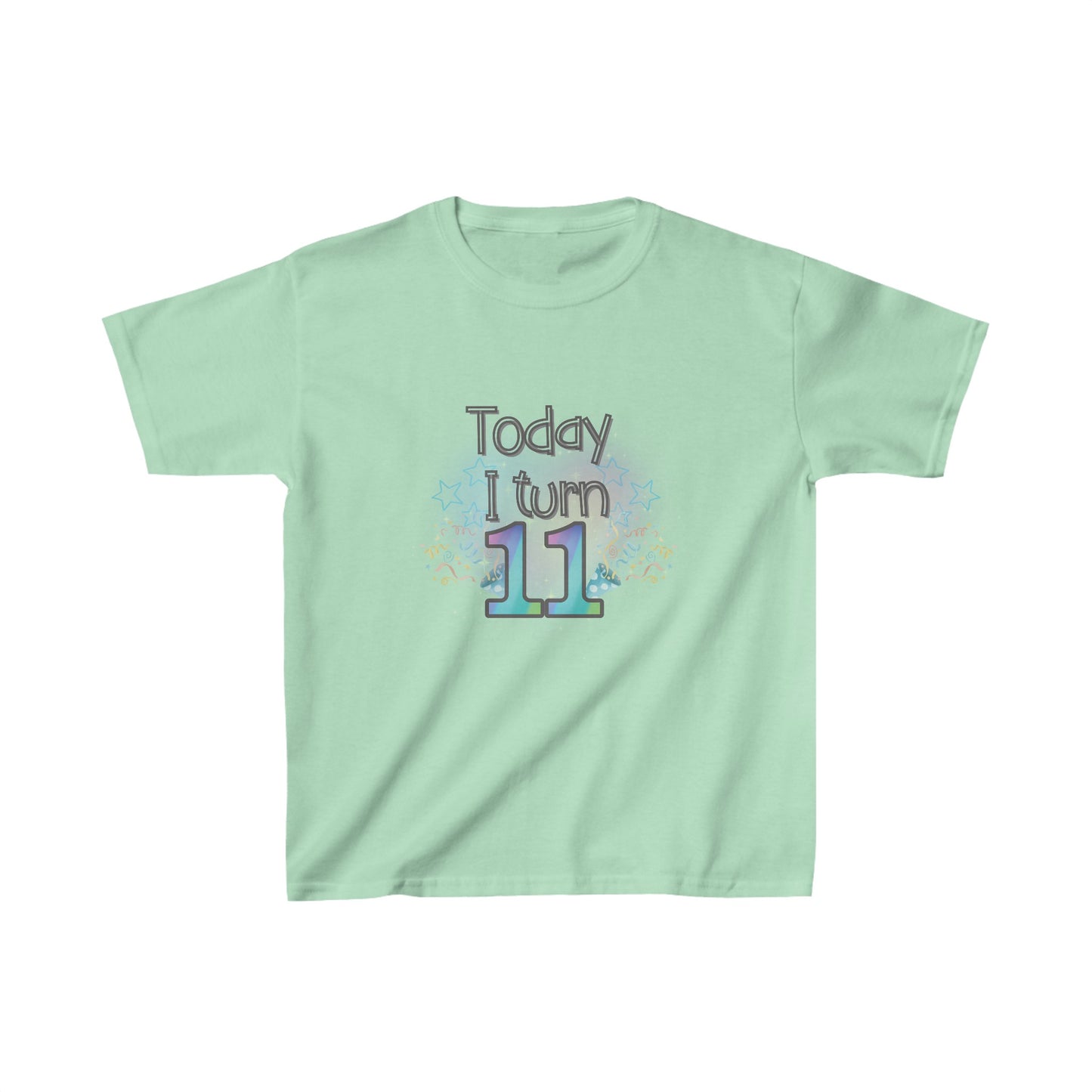 Today I Turn 11 Kids Heavy Cotton™ Tee