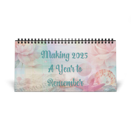 Positive Pastel 2025 Desk Calendar