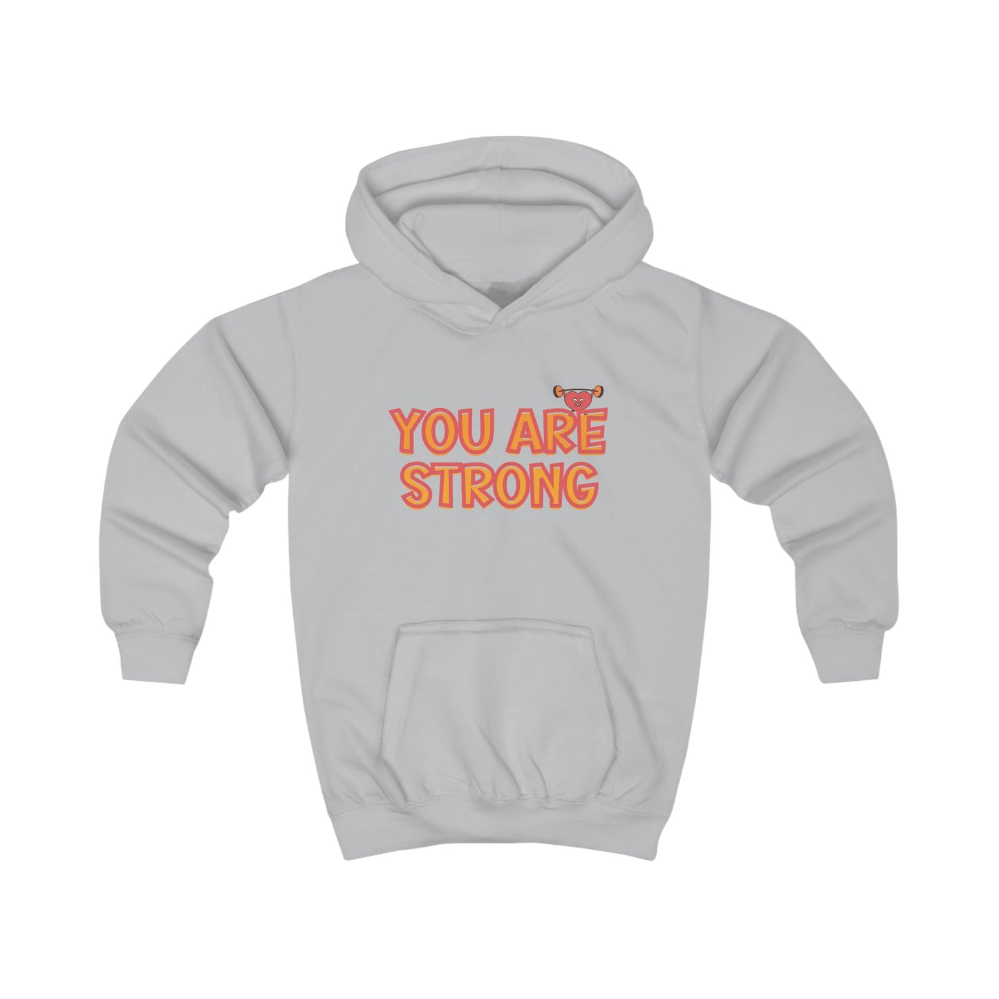 You Are Strong Kids Positivity Hoodie