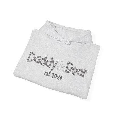 Daddy Bear Est 2024 Unisex Heavy Blend™ Hooded Sweatshirt