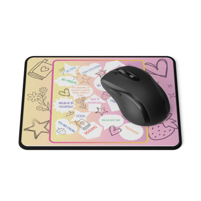 Positive Thoughts Non-Slip Gaming Mouse Pad