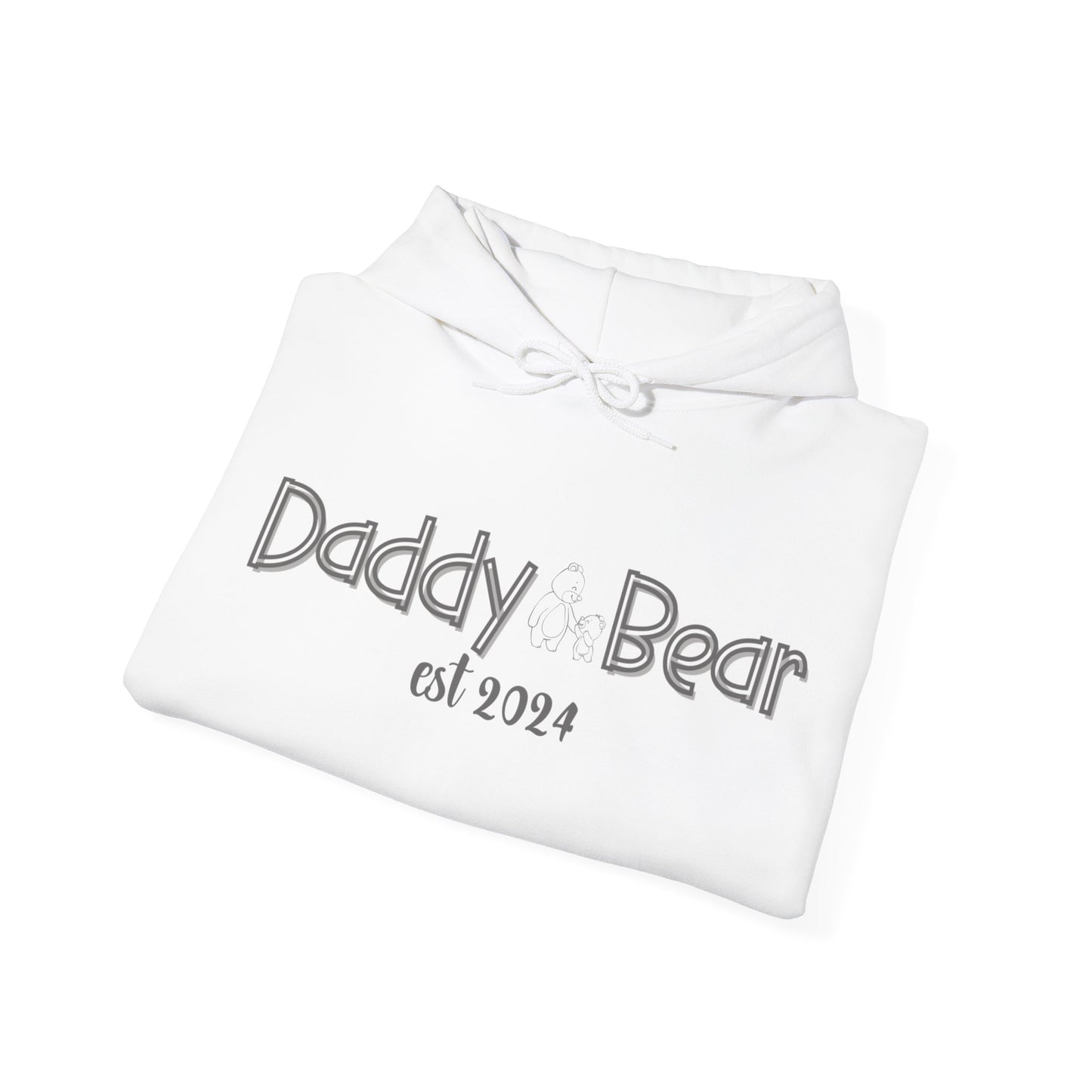 Daddy Bear Est 2024 Unisex Heavy Blend™ Hooded Sweatshirt