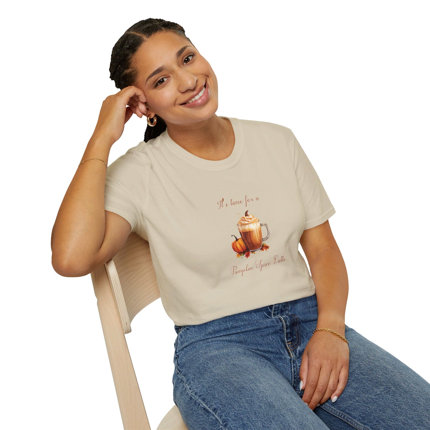 It's time for a Pumpkin Spice Latte Unisex Softstyle T-Shirt