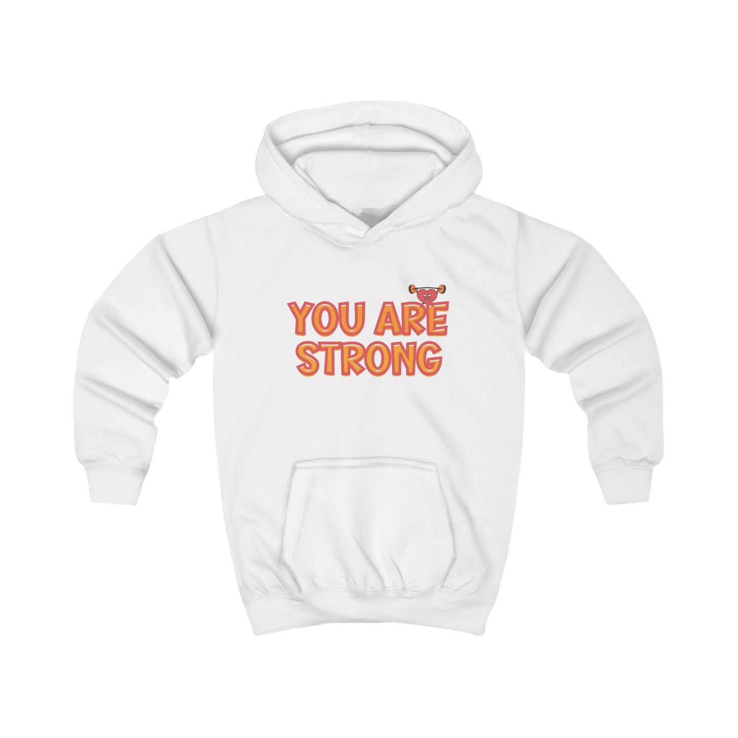 You Are Strong Kids Positivity Hoodie