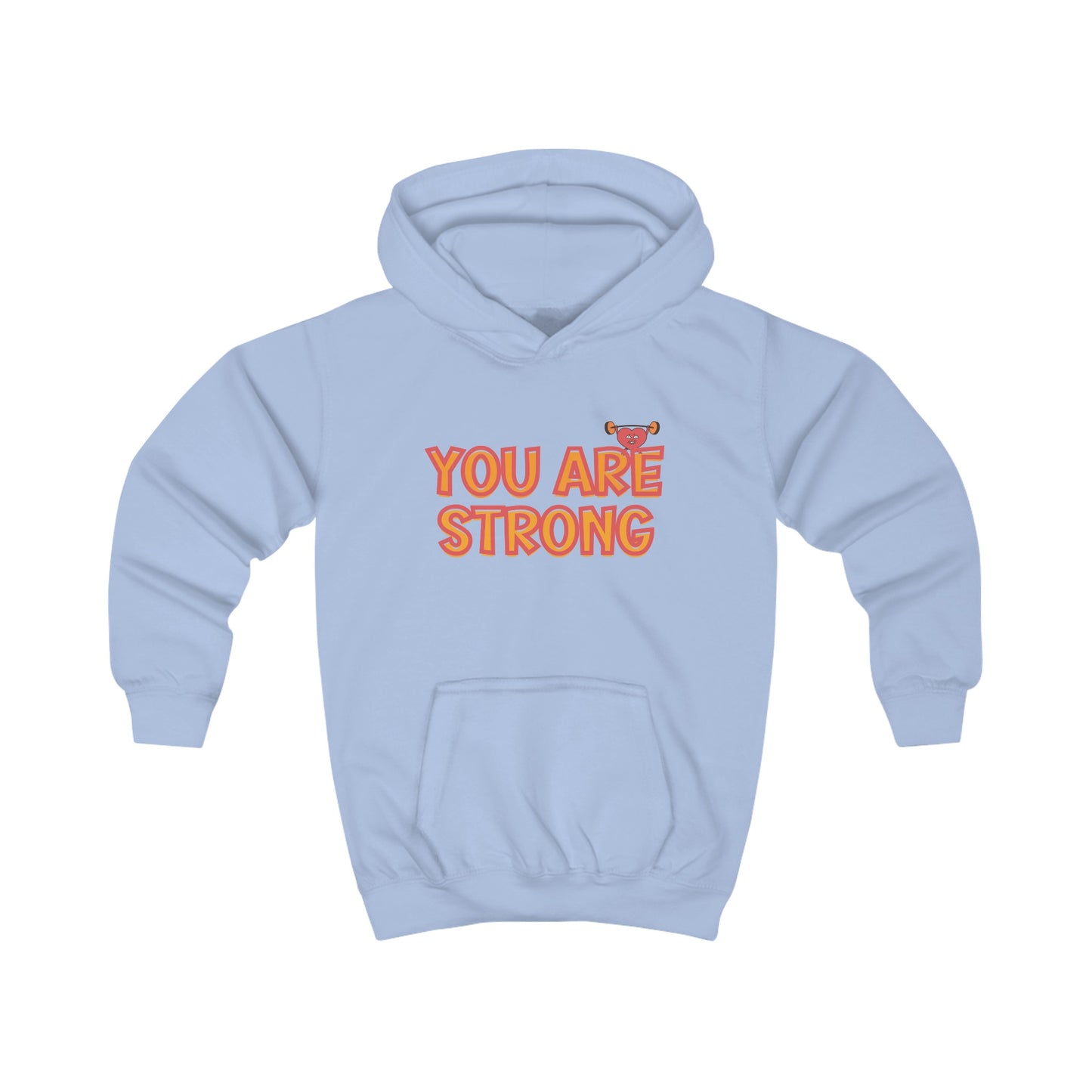 You Are Strong Kids Positivity Hoodie
