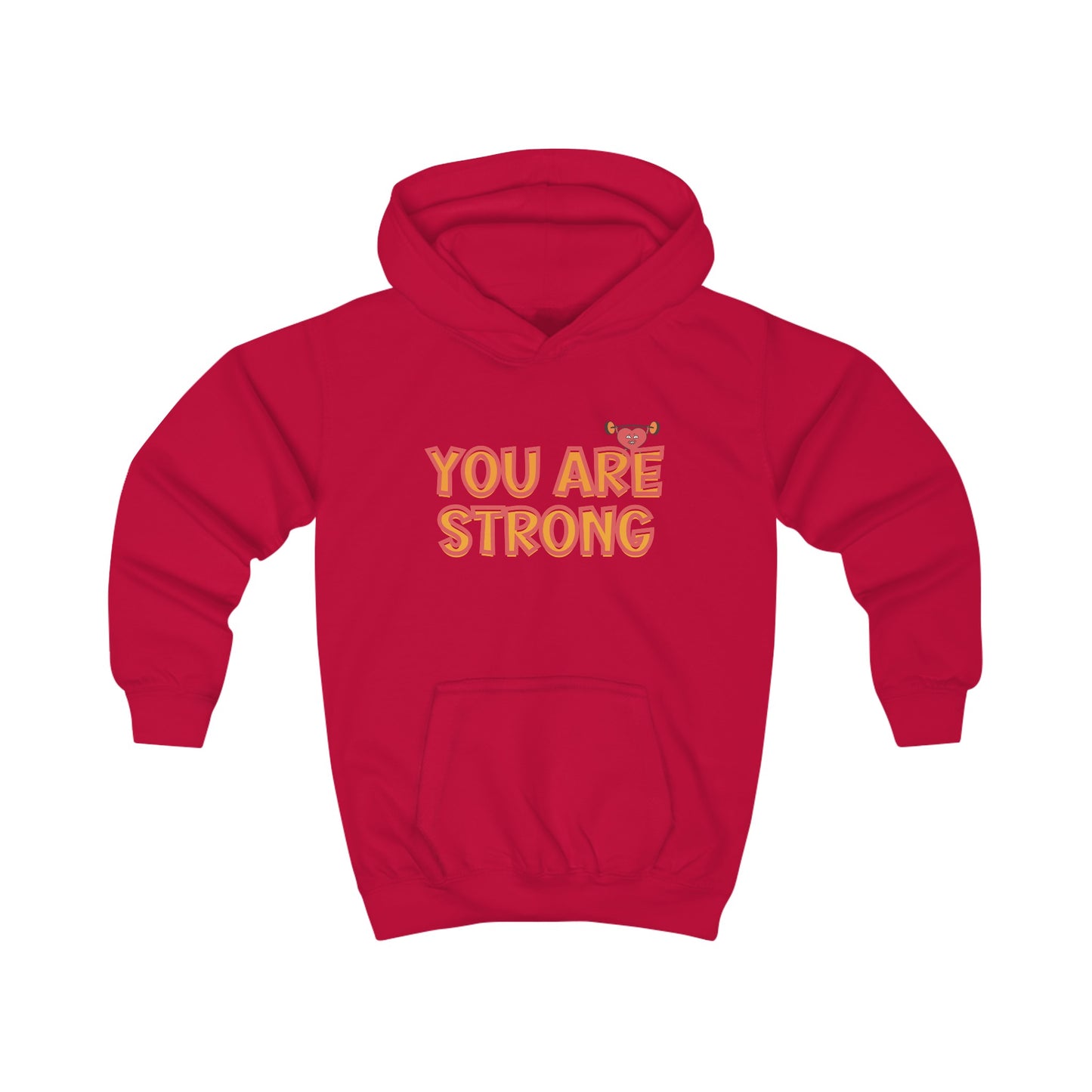 You Are Strong Kids Positivity Hoodie