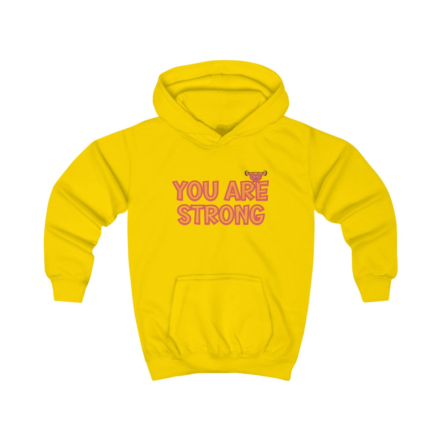 You Are Strong Kids Positivity Hoodie