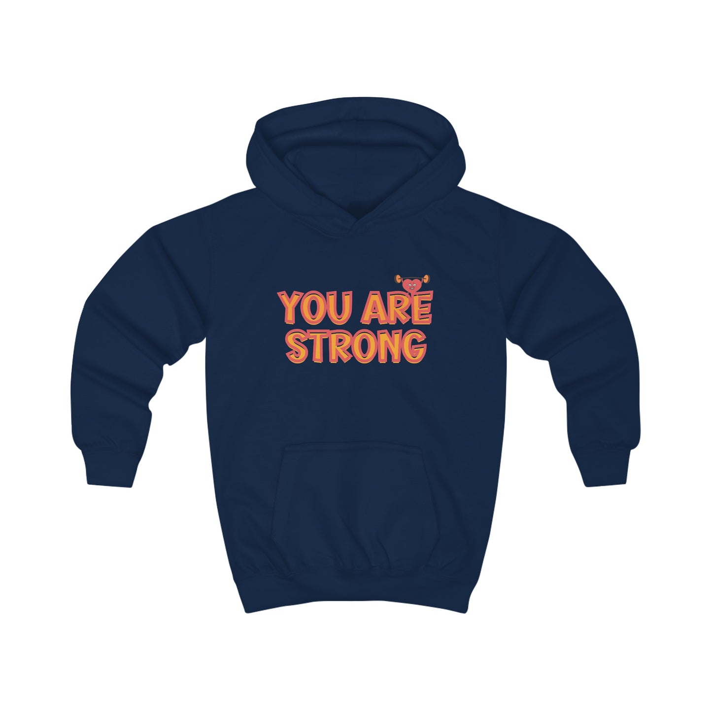 You Are Strong Kids Positivity Hoodie