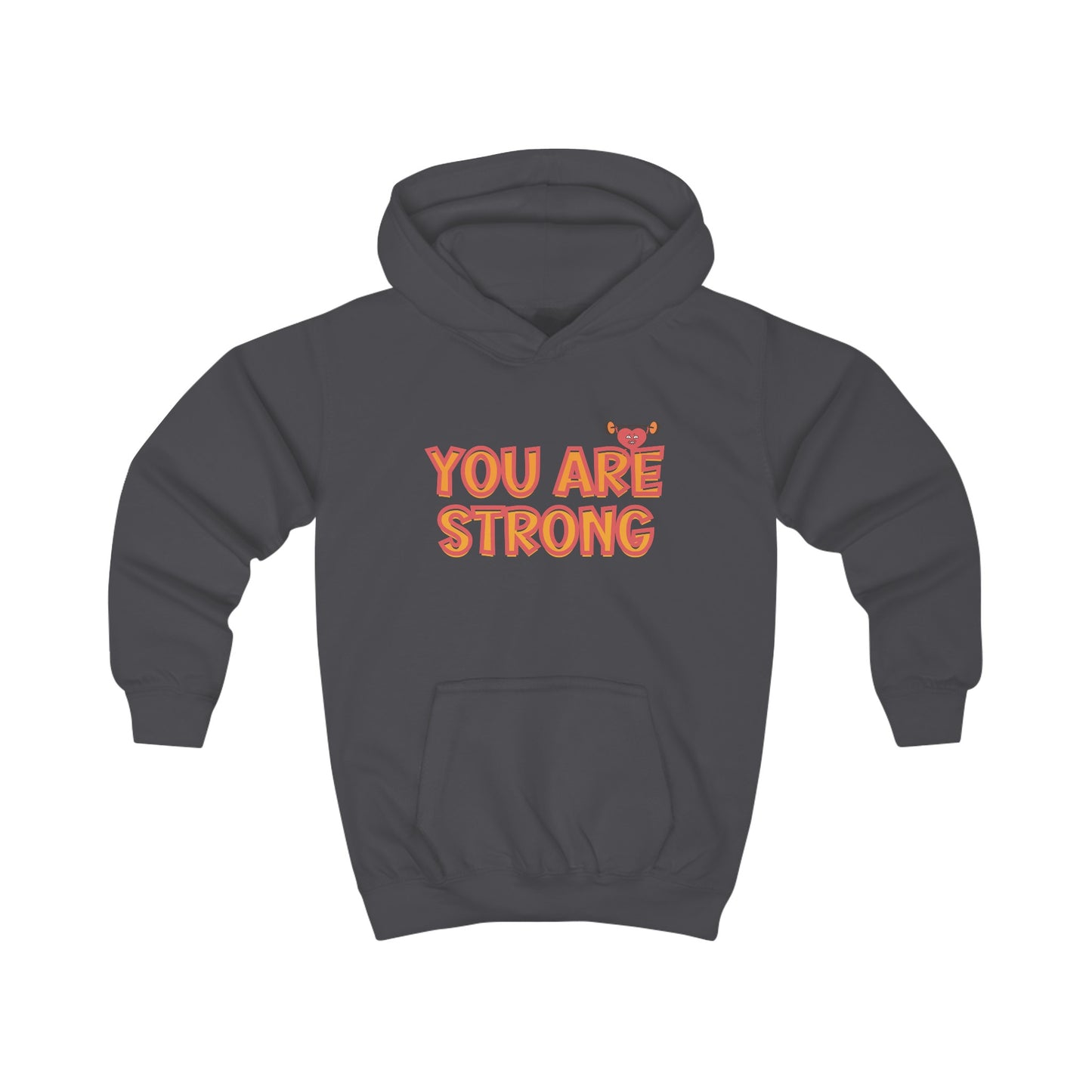 You Are Strong Kids Positivity Hoodie