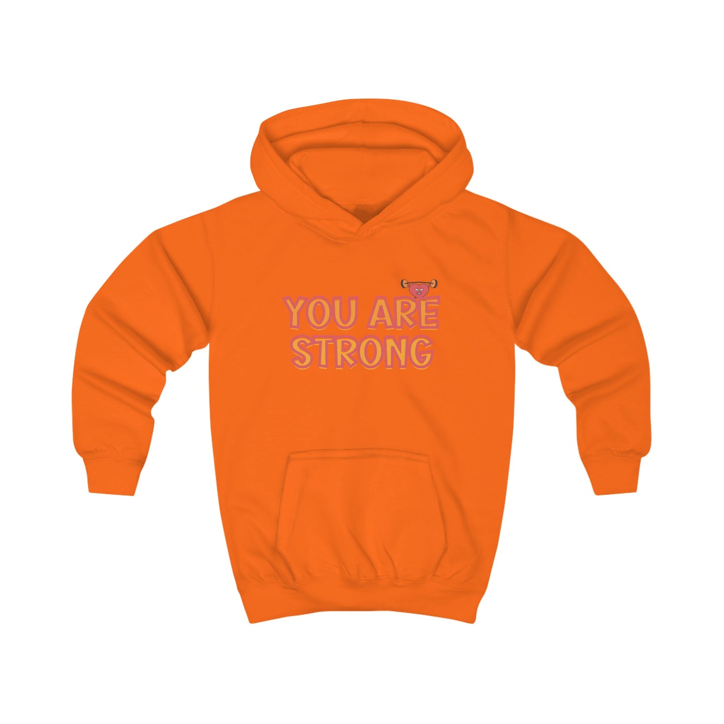You Are Strong Kids Positivity Hoodie