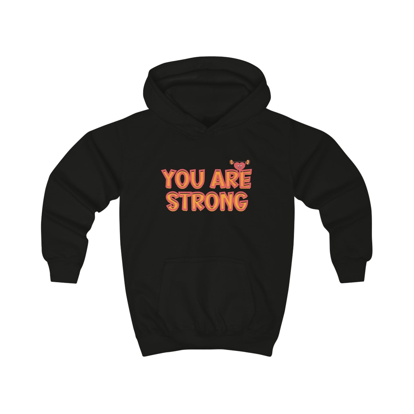 You Are Strong Kids Positivity Hoodie