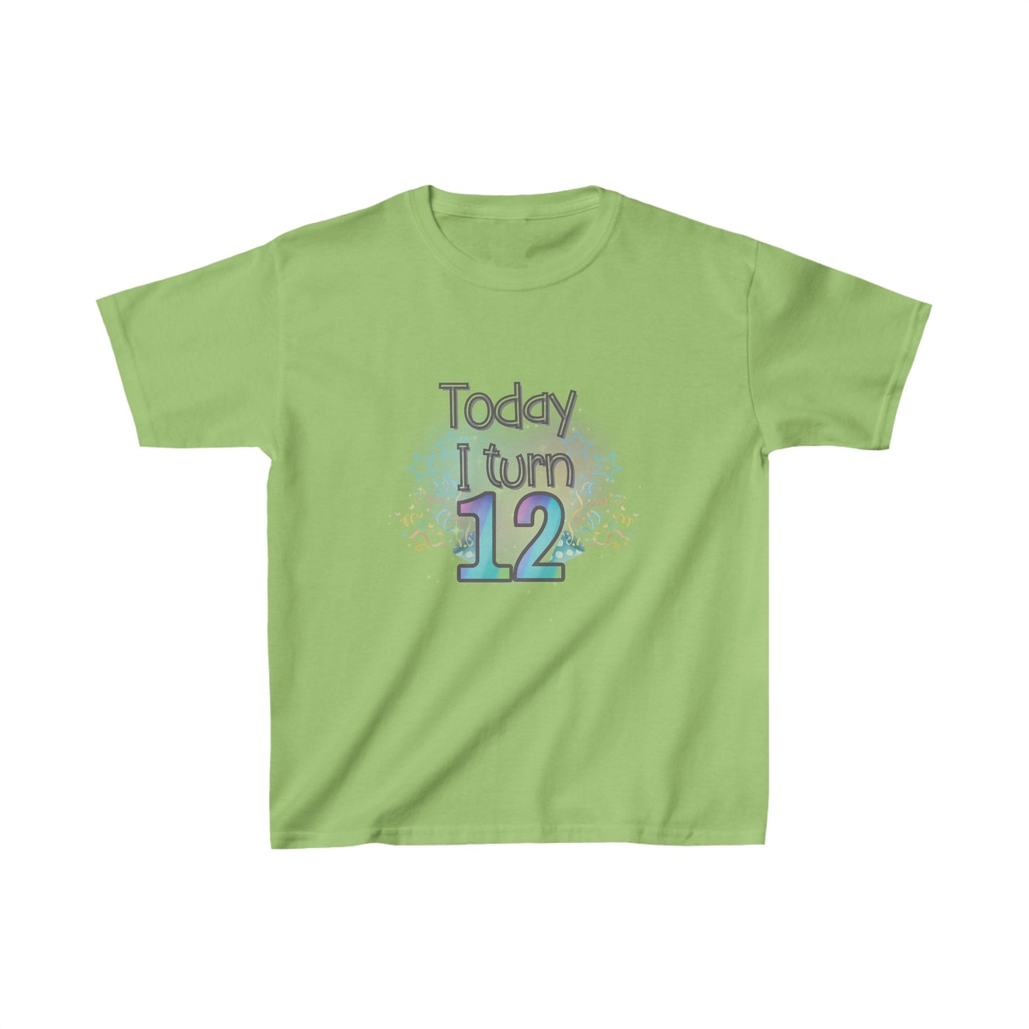 Today I Turn 12 Kids Heavy Cotton™ Tee